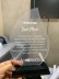 TROFÉU ACRÍLICO COM BASE DE PVC