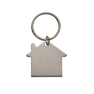 Chaveiro Metal Plaquinha de casa metal    Personalizada no laser 